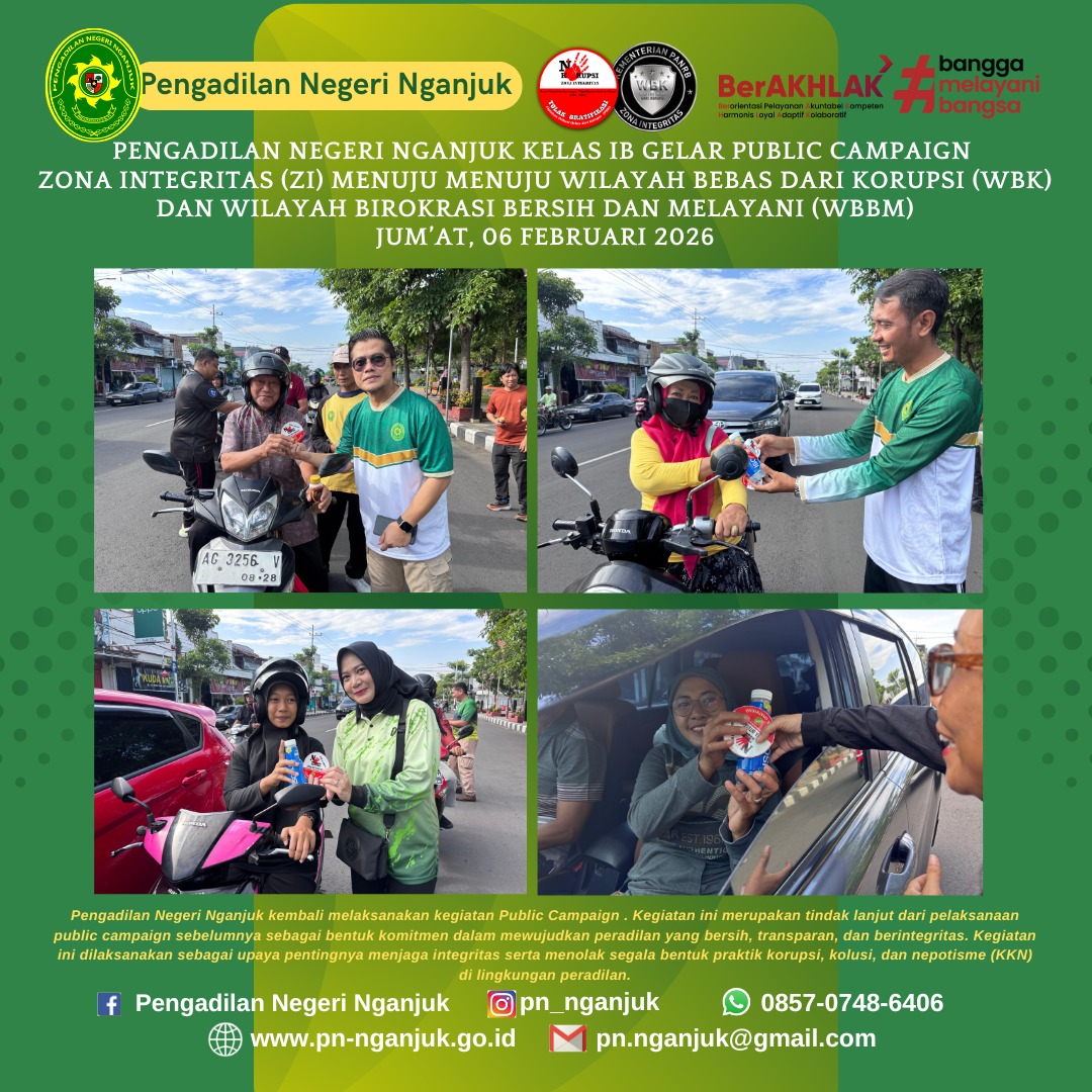 KEGIATAN PEMBANGUNAN ZI PADA PEGADILAN